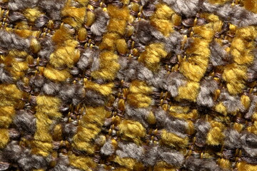 texture of soft chenille fabric