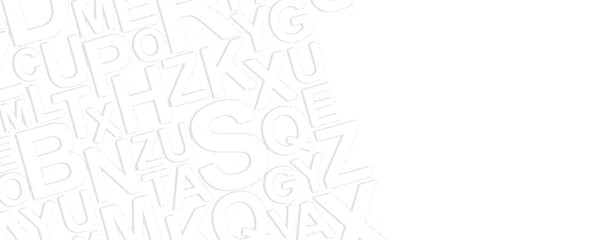 abstract background with alphabet	