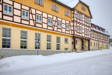 Güntersberge im Harz Selketal Winterimpressionen
