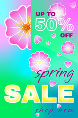Spring Sale. Poster