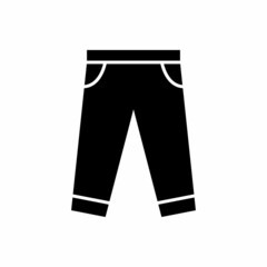jeans glyph icon vector