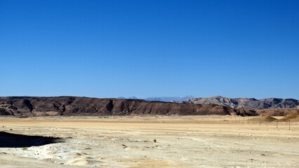 color canyon and white canyon from Sinai desert and mountains 