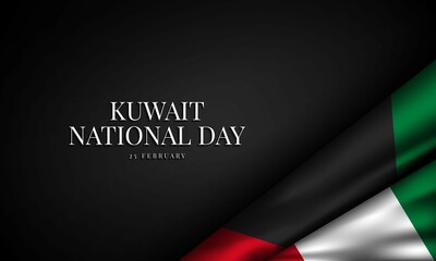 Kuwait National Day Background.