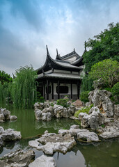 Chinese classical garden landscape and architecture