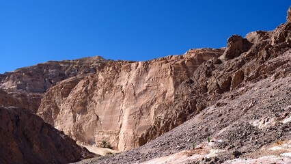 color canyon and white canyon from Sinai desert and mountains 