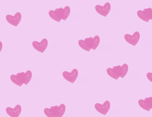 seamless pattern with hearts