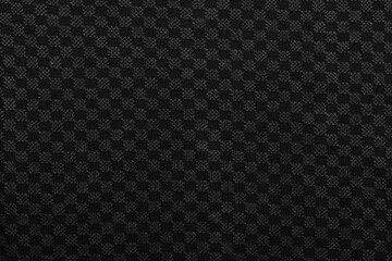 Heather grey knitted fabric with checkered ornament