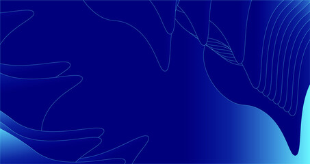 Blue background with a person