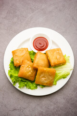 Chinese samosa square shape