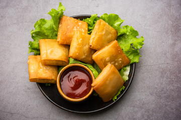 Chinese samosa square shape