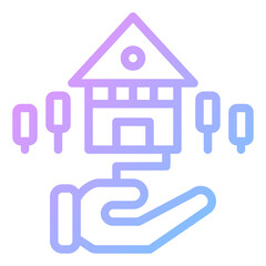 investment gradient icon