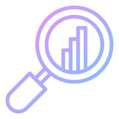 loupe gradient icon