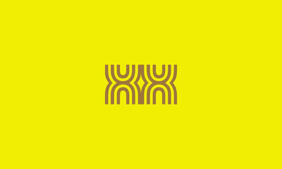 Creative graphic lines alphabet icon-logo design