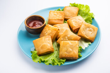 Chinese samosa square shape