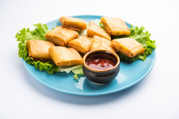 Chinese samosa square shape