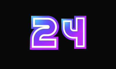 94 New Number Metaverse Color Purple Business