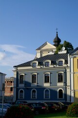 Fototapeta na wymiar dach kamienic starego miasta Zamość
