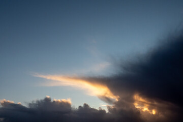 Cloudscape background for design purpose. Nature scene.