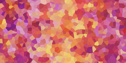 Polygonal background with different geometric figures. Template for your design, banner, flyer, business card, poster, wallpaper, brochure