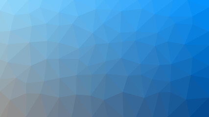 Abstract background consisting of triangles. Gradient color from blue  gray light blue .