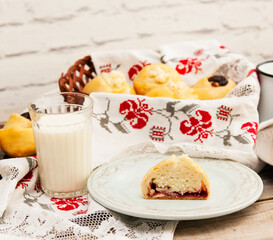 Russian buns vatrushki.