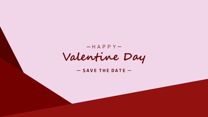 Happy Valentine's Day greeting card. eps 10 vector