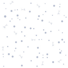 Flower vector on a white background. Abstract seamless pattern. Textile factory print Minimalist abstract flowers. Linear set. Botanical vector drawing