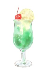 グリーンクリームソーダ