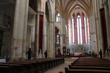 Fototapeta premium saint-etienne cathedral in toul (france) 