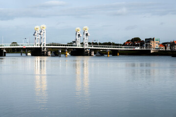 Fototapeta premium Stadsbrug in Kampen, Overijssel Province, The Netherlands
