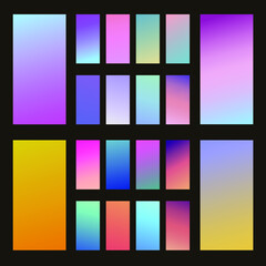 Color gradient cover design. Vibrant background for screen, poster, banner, wallpaper, social media post