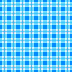 Seamless pattern light and dark blue colors for plaid, fabric, textile, clothes, tablecloth