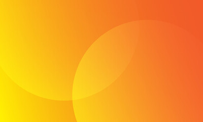 Abstract orange background with waves. Vector illustration