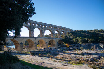 El Pont du Gard, el acueducto Romano más altos, imponente y mejor conservado.