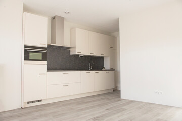 Modern white kitchen