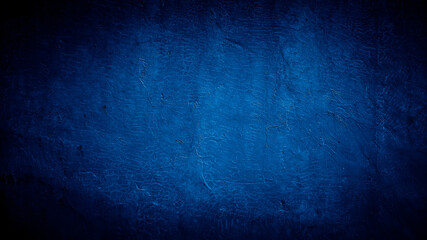 old blue dark abstract cement concrete wall texture background