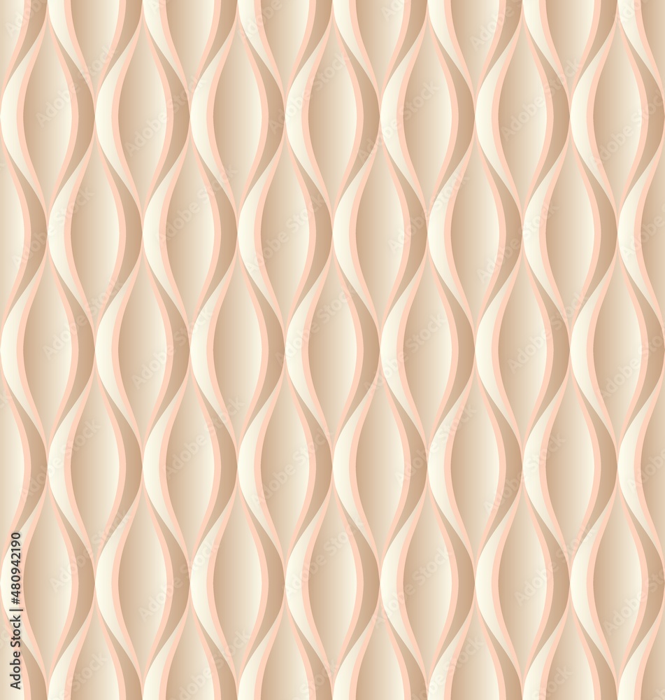 Sticker 3d seamless pattern