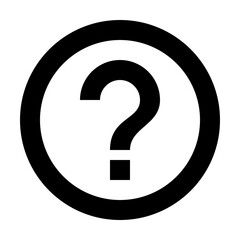 Help Outline icon, Help Vector

