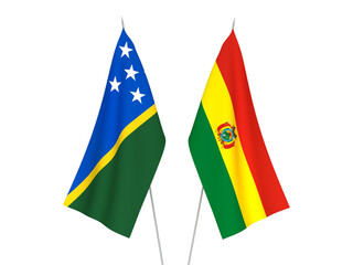 Bolivia and Solomon Islands flags