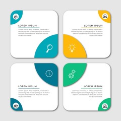 Steps Timeline Infographic Design Premium Vector