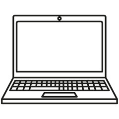 Ikona przedstawiająca laptop.