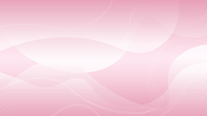 Gradient waves simple background. Glamour pattern in rose pink color. Dynamic composition.