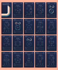 Obraz premium Vector graphics infographics with mobile phone. Template for creating mobile applications, workflow layout, diagram, banner, web design, business reports