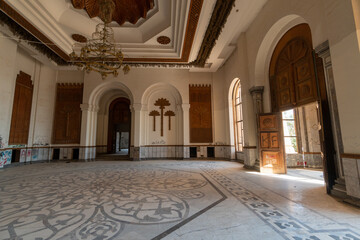 Obraz premium Abandoned palace of Saddam Hussein in Babylon, Iraq