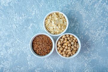 Probiotic fermented super foods. Set of prebiotic gut health foods, keto, ketogenic, low carb diet. Healthy organic vegan eating. Sugar and gmo