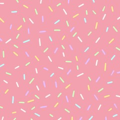 seamless pattern with sprinkles