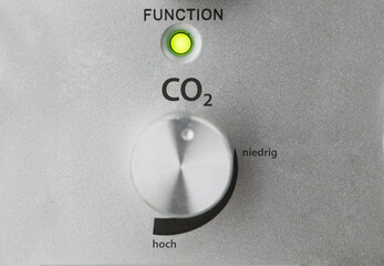 Drehregler mit CO2 Wert