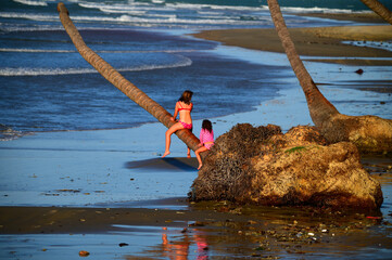 child on the beach