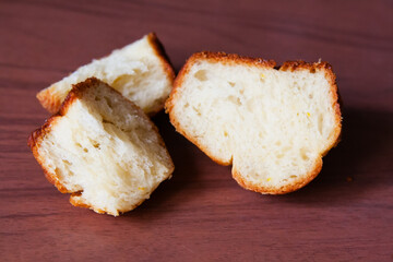 True french brioche bread rich butter.