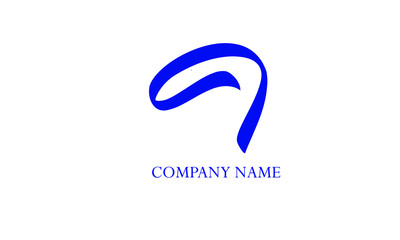 Alphabet I logo artistic or symbolic design abstract monogram text vector template